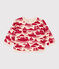 Sweatshirt bébé en molleton imprimé rouge AVALANCHE/ ROUGE