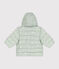Doudoune imprimée capuche rétractable bébé vert HERBIER/blanc MULTICO