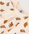 Sweatshirt bébé imprimé hiboux en coton blanc AVALANCHE/ ECUREUIL