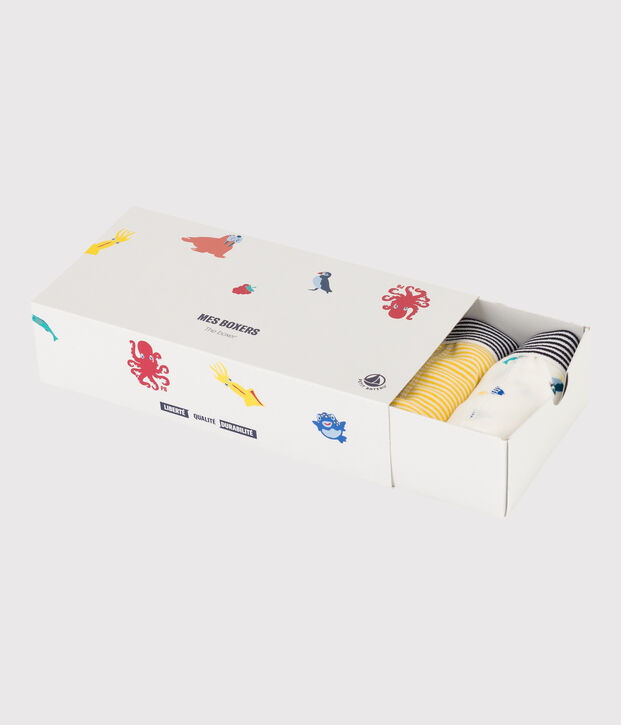 Lot de 5 boxers en coton petit gar&ccedil;on multicouleur