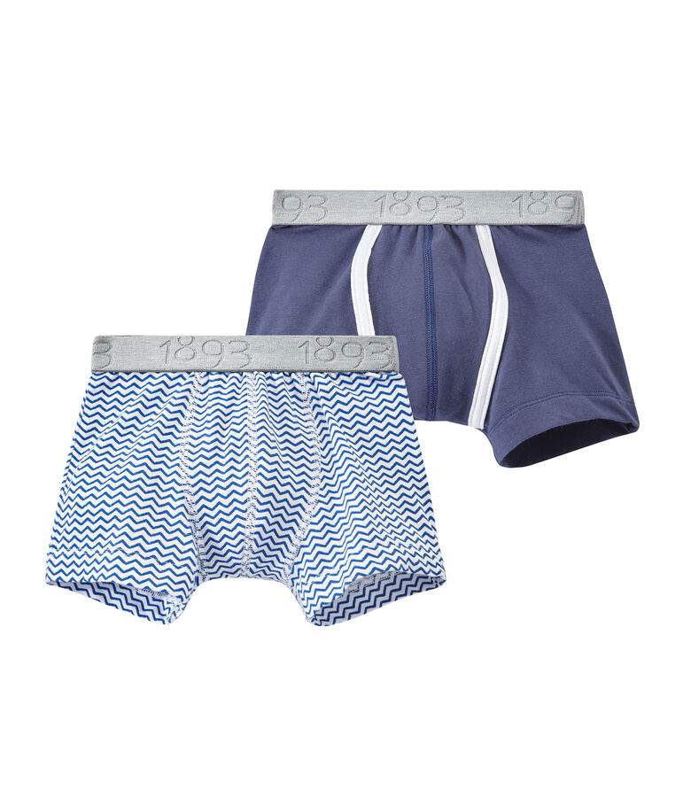 Lot de 2 boxers gar&ccedil;on blanc