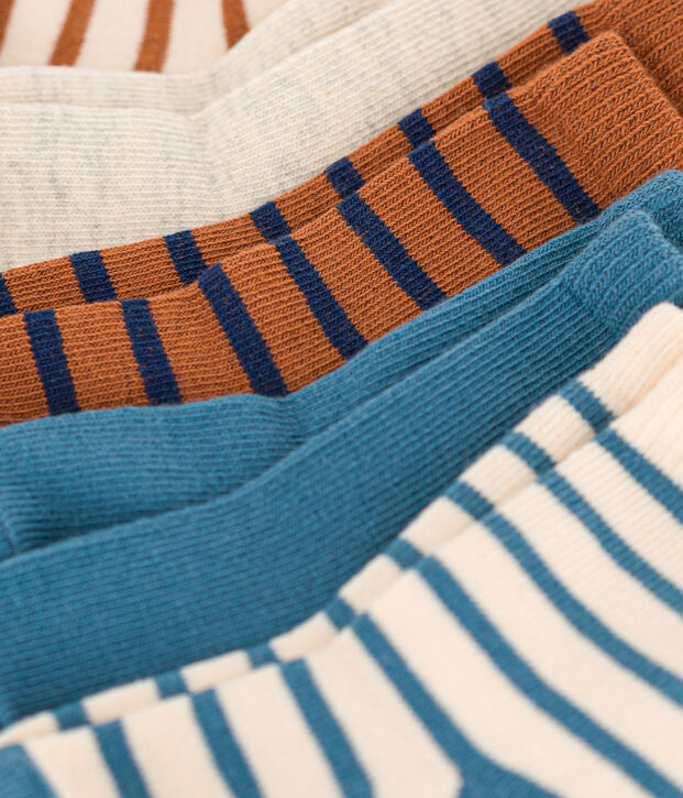 Lot de 5 paires de chaussettes rayures  b&eacute;b&eacute; multicouleur