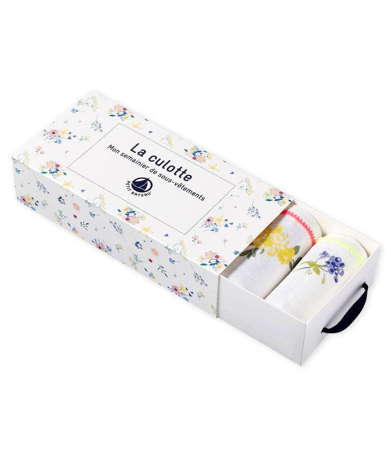 Lot de 5 culottes petite fille multicouleur