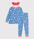 Pyjama d&eacute;guisement enfant en coton phosphorescent avec cape