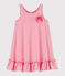 Robe enfant fille rose GEISHA/blanc MARSHMALLOW