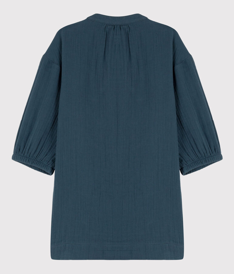 Robe manches longues gaze de coton enfant fille DUCKY