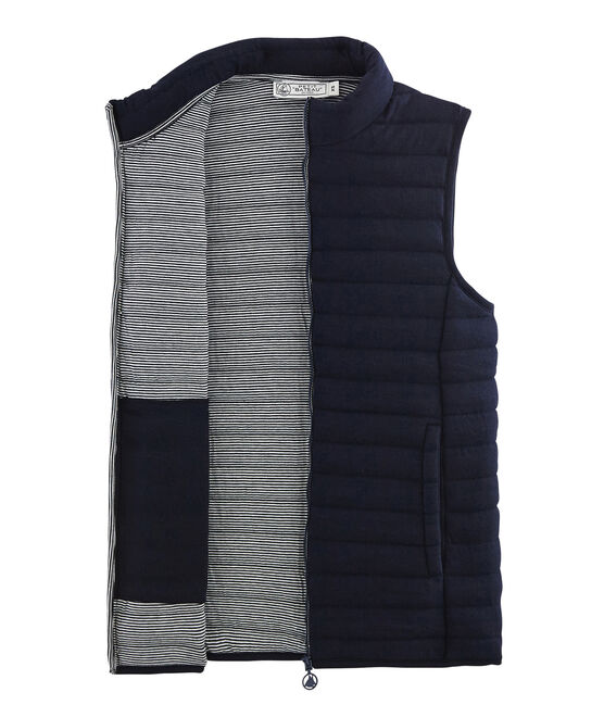 Doudoune sans manche tubique femme bleu SMOKING