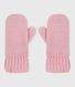 Moufles enfant en tricot doublé en polaire