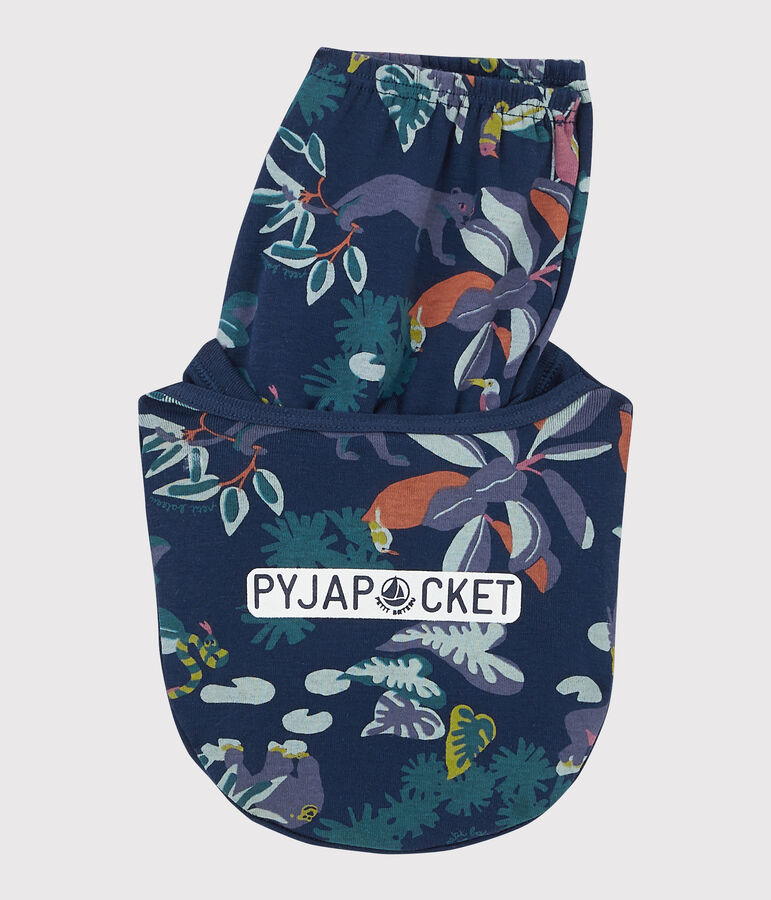Pyjacourt imprim&eacute; jungle petit gar&ccedil;on en c&ocirc;te bleu/multicouleur