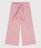 Pantalon enfant en mélange coton et lyocell. rose CHARME