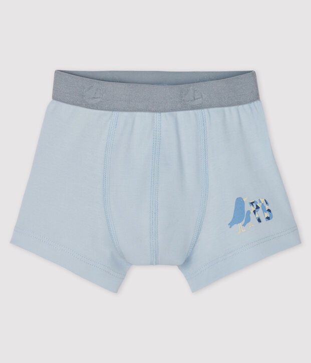Boxer petit gar&ccedil;on bleu clair
