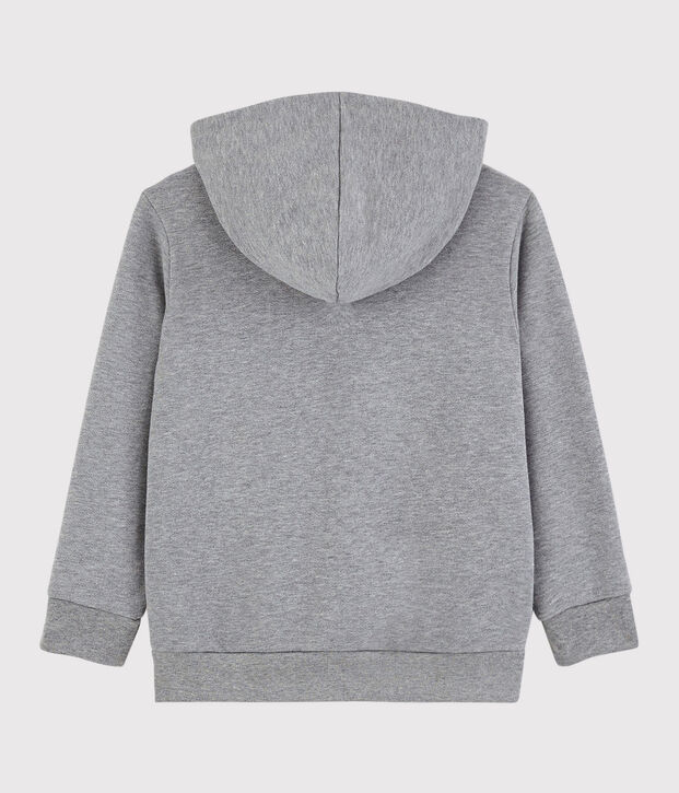 Sweatshirt &agrave; capuche enfant gar&ccedil;on gris