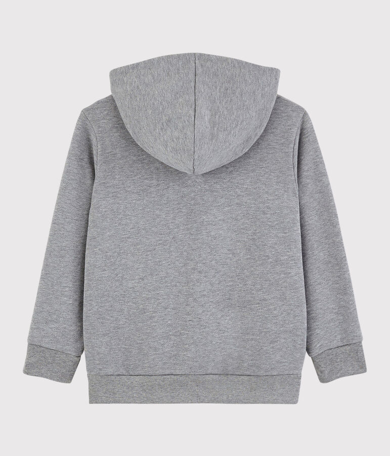 Sweatshirt &agrave; capuche enfant gar&ccedil;on gris SUBWAY CHINE