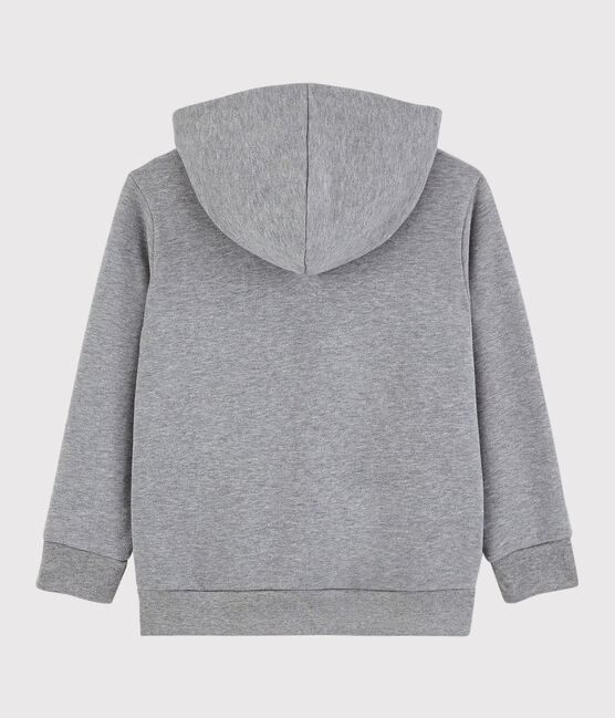 Sweatshirt à capuche enfant garçon gris SUBWAY CHINE