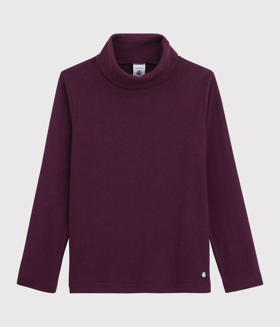 Sous-pull en coton enfant fille / garçon violet CEPAGE