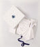 Coffret cadeau naissance en coton brod&eacute; multicouleur