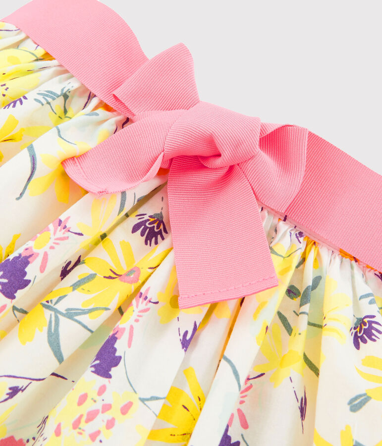 Jupe enfant fille blanc/multicouleur