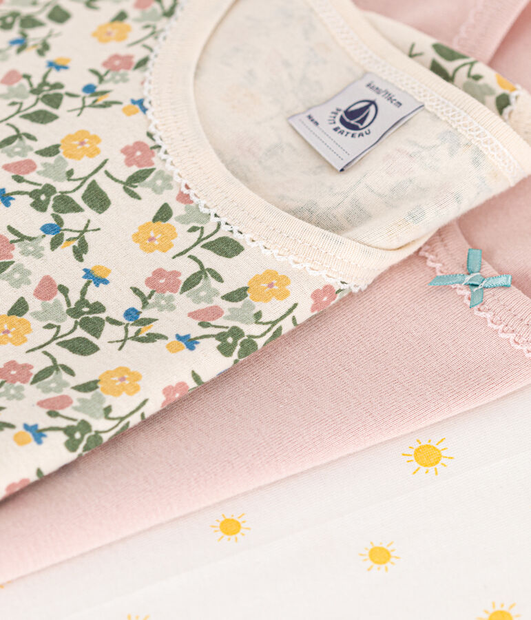 Lot de 3 tee-shirts &agrave; manches courtes en coton enfant variante 1