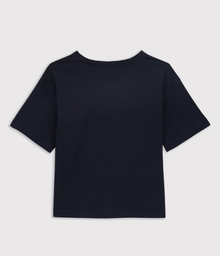 Tee-shirt LE BOXY en coton Femme bleu