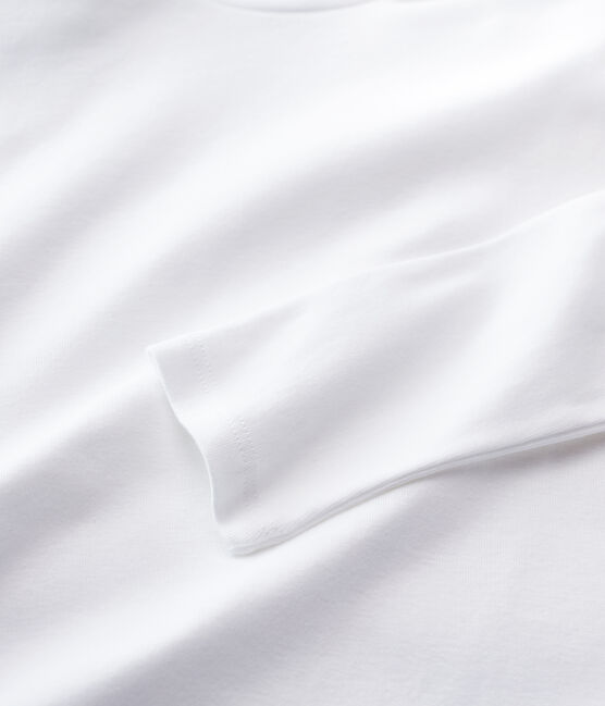 Sous-pull iconique en coton Femme blanc ECUME