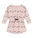 Robe manches longues molleton imprimé enfant fille