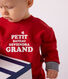Sweatshirt bébé en coton à motifs