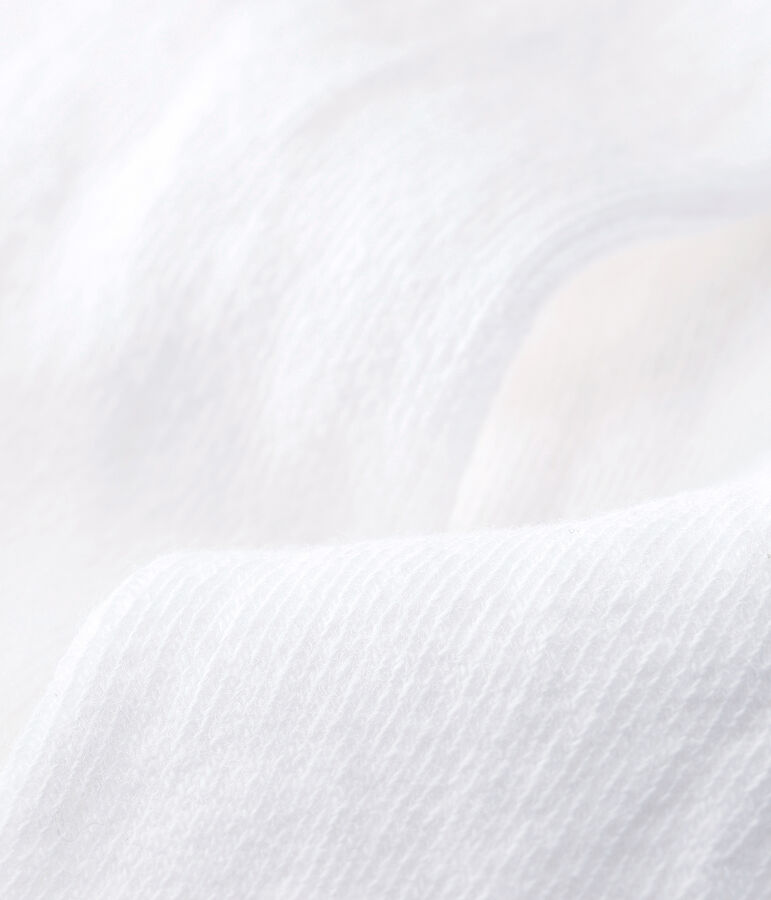 Collants b&eacute;b&eacute; fille blanc