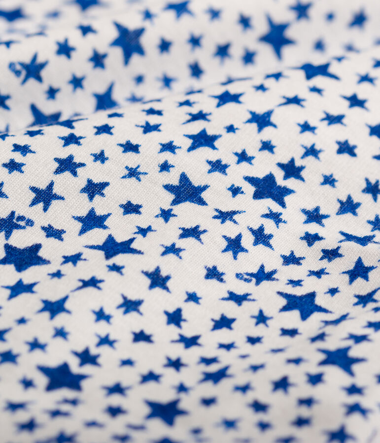 Body manches longues en coton b&eacute;b&eacute;. blanc MARSHMALLOW/blanc MULTICO