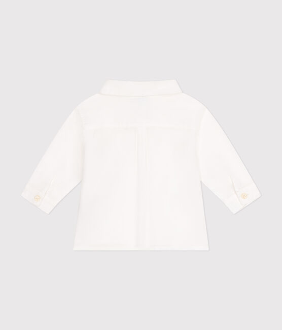 Chemise en popeline bébé blanc ECUME