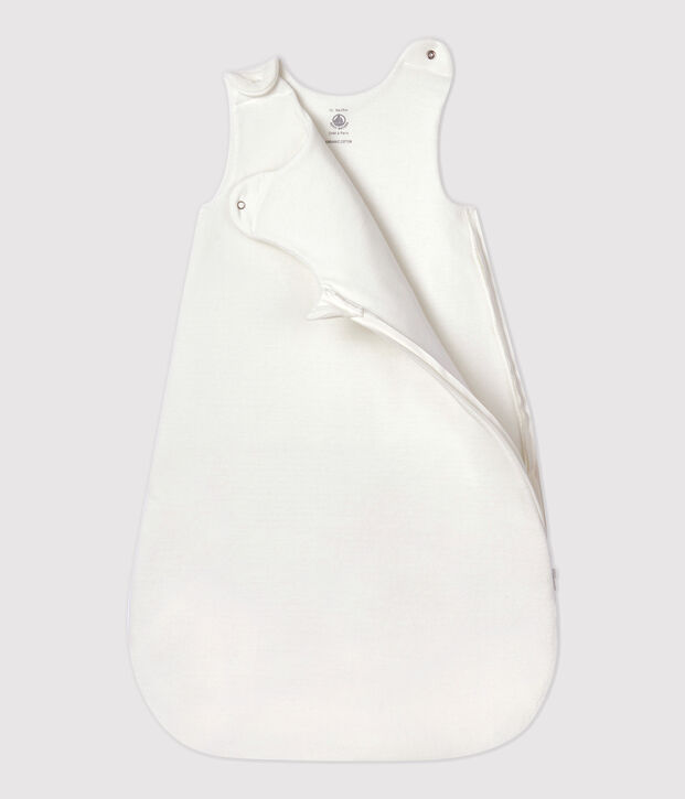 Gigoteuse b&eacute;b&eacute; en velours blanc