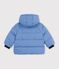 Doudoune b&eacute;b&eacute; en polyester uni bleu