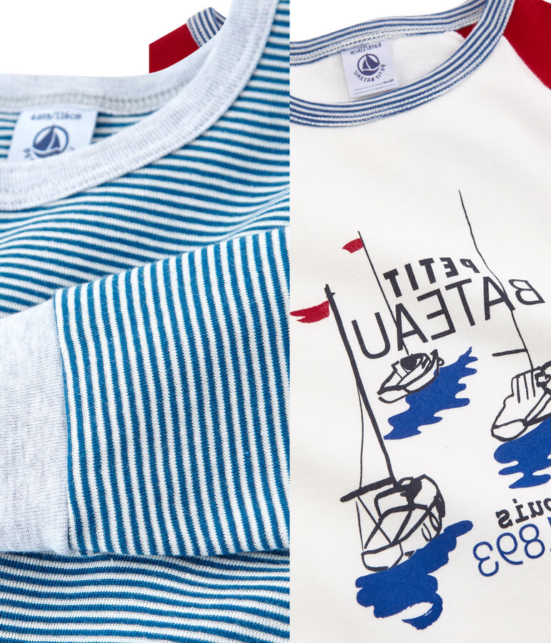 Lot de 2 pyjamas gar&ccedil;on multicouleur