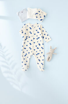 Pyjama Garçon Petit Bateau Bouclette Éponge - Doux Et Chaud Pour Les Nuits D'Hiver