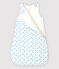 Gigoteuse bateaux bébé en coton biologique blanc MARSHMALLOW/bleu COOL