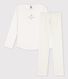 Pyjama petits coeurs petite fille en coton