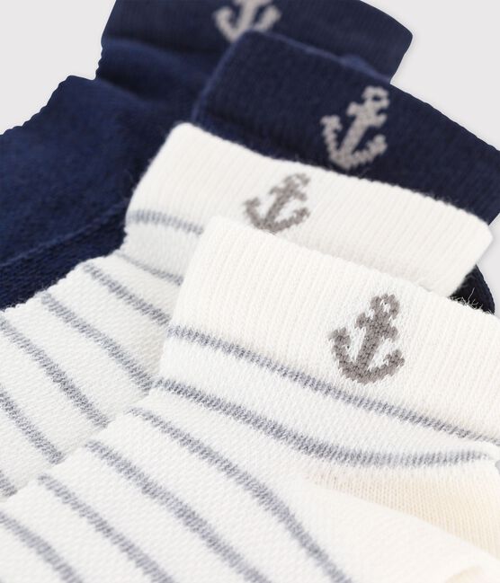 Lot de 2 paires de chaussettes basses enfant fille-garçon variante 2