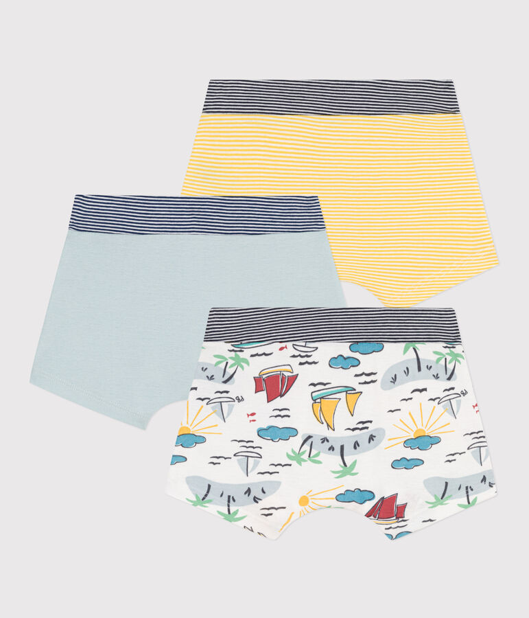 Lot de 3 boxers explorateur en coton petit gar&ccedil;on variante 1