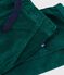 Pantalon droit enfant en velours vert fonc&eacute;