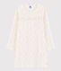 Chemise de nuit pois multico petite fille en coton biologique