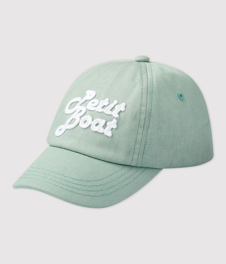 Casquette &agrave; broderie b&eacute;b&eacute;. vert