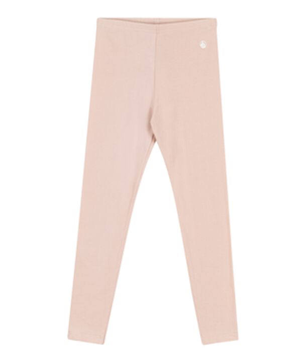 Legging en jersey &eacute;lasthanne enfant fille rose