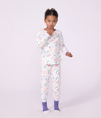 Pyjama enfant en molleton imprim&eacute; dragons