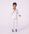 Pyjama enfant en molleton imprim&eacute; dragons blanc/multicouleur
