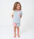 Pyjama short boutonn&eacute; enfant en coton &agrave; rayures