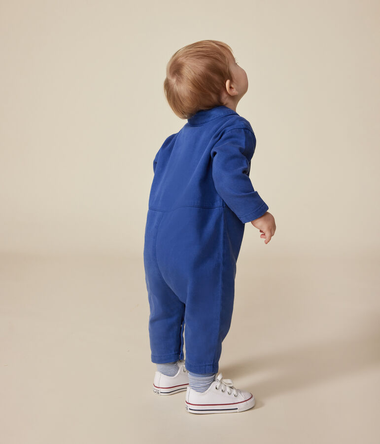 Combinaison longue en coton lyocell b&eacute;b&eacute; bleu INCOGNITO