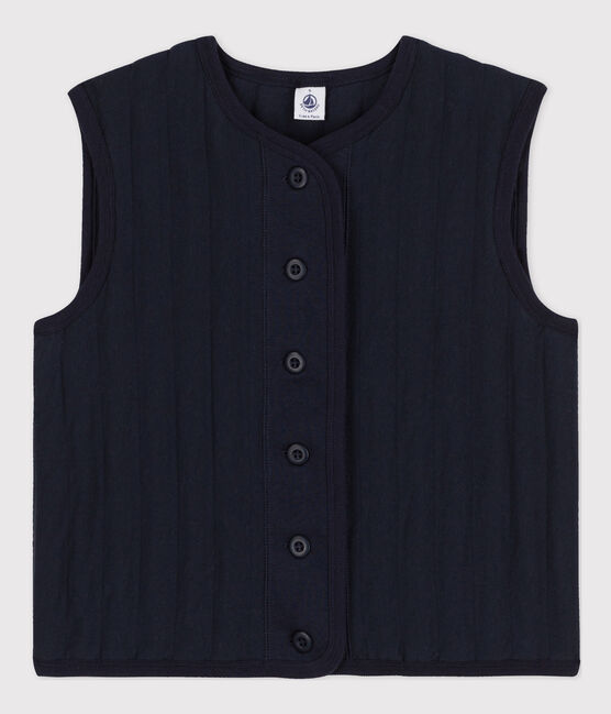 Cardigan sans manches moelleux Femme bleu SMOKING