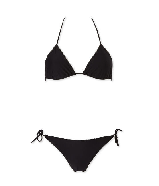 Maillot de bain femme 2 pièces noir Noir