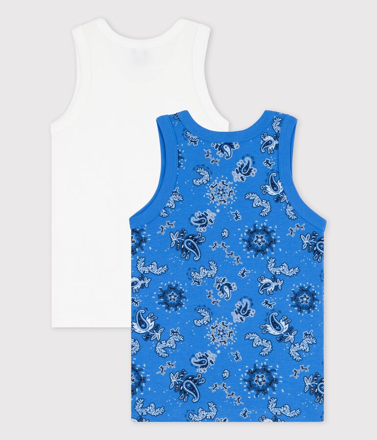 Lot de 2 d&eacute;bardeurs bandana petit gar&ccedil;on en coton biologique variante 1