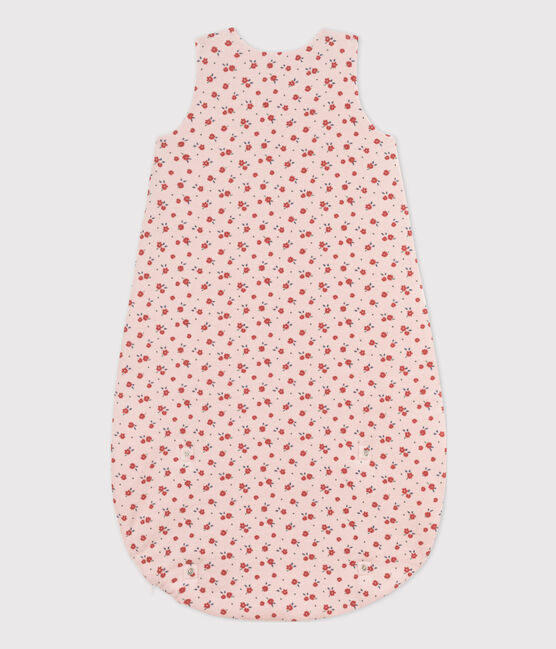 GIGOTEUSE FLEUR BÉBÉ EN VELOURS TOG 2 rose SALINE/blanc MULTICO