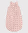 GIGOTEUSE FLEUR BÉBÉ EN VELOURS TOG 2 rose SALINE/blanc MULTICO
